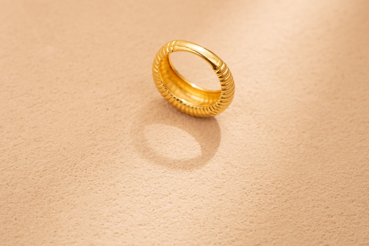 Sunlit Rhythm Ring – 18K Gold Vermeil on 925 Silver – View 7 | ARTTOO STUDIO