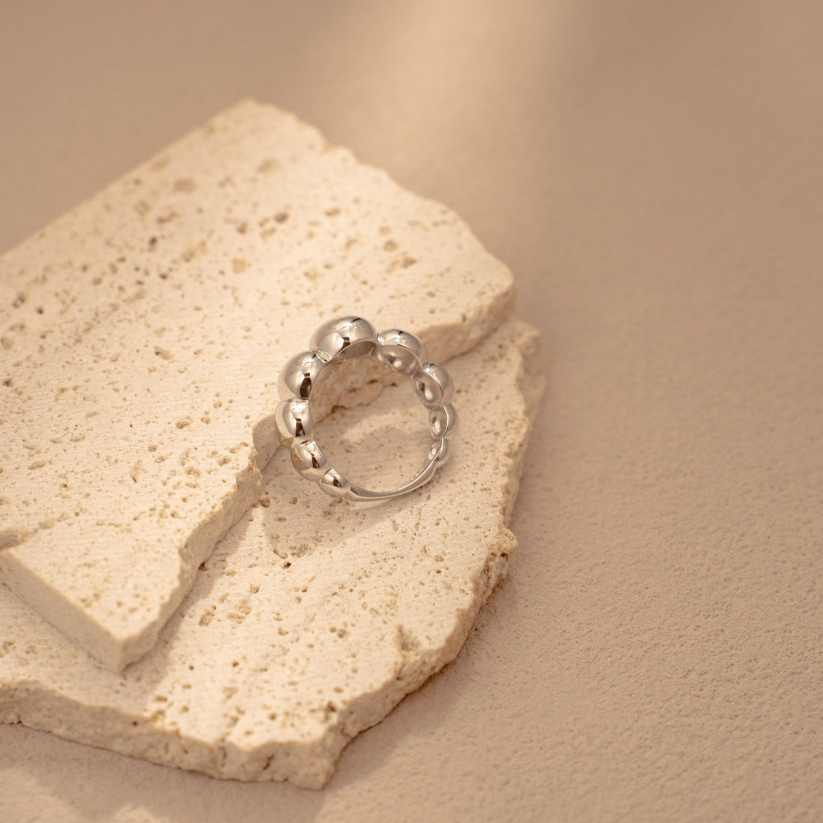 Mondo Dome Ring – 18K Gold Plated 925 Silver – View 7 | ARTTOO STUDIO