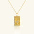 Stardust Relic Pendant Necklace – 925 Silver with 18K Gold Plating – Minimalist Jewelry | ARTTOO STUDIO