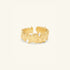 Mountain Texture Adjustable Ring – 18K Gold Vermeil on 925 Silver – Minimalist Jewelry | ARTTOO STUDIO