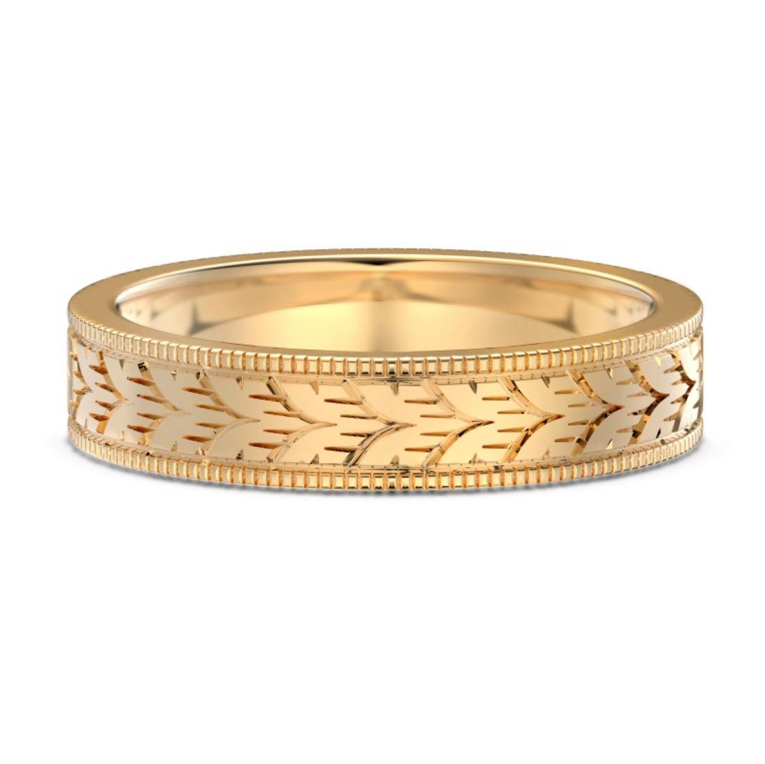 Roman Oath Columns Couple Rings – 18K Gold Vermeil on 925 Silver – View 8 | ARTTOO STUDIO