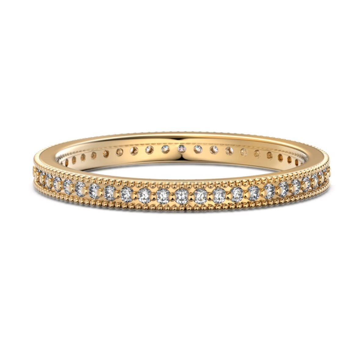 Roman Oath Columns Couple Rings – 18K Gold Vermeil on 925 Silver – View 9 | ARTTOO STUDIO