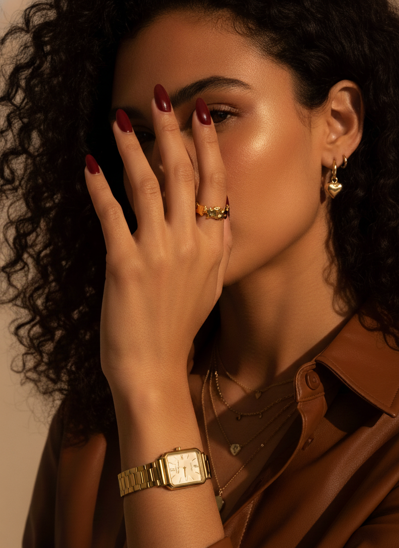 Mountain Texture Adjustable Ring – 18K Gold Vermeil on 925 Silver – Detail and Craftsmanship | ARTTOO STUDIO