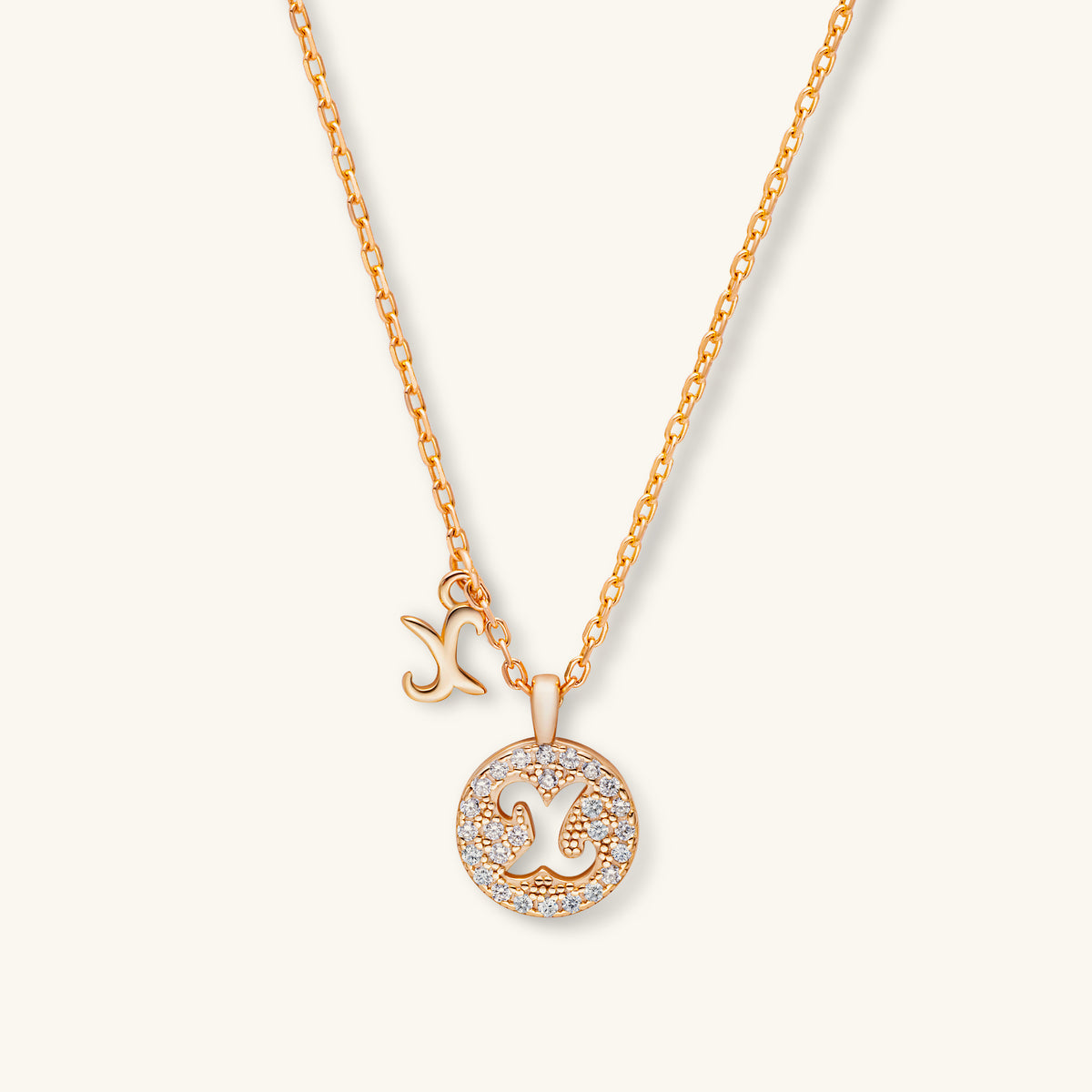 Alphabet Pendant Necklace – Personalized 925 Silver with 18K Gold Plating – Lifestyle & On-Model Look | ARTTOO STUDIO