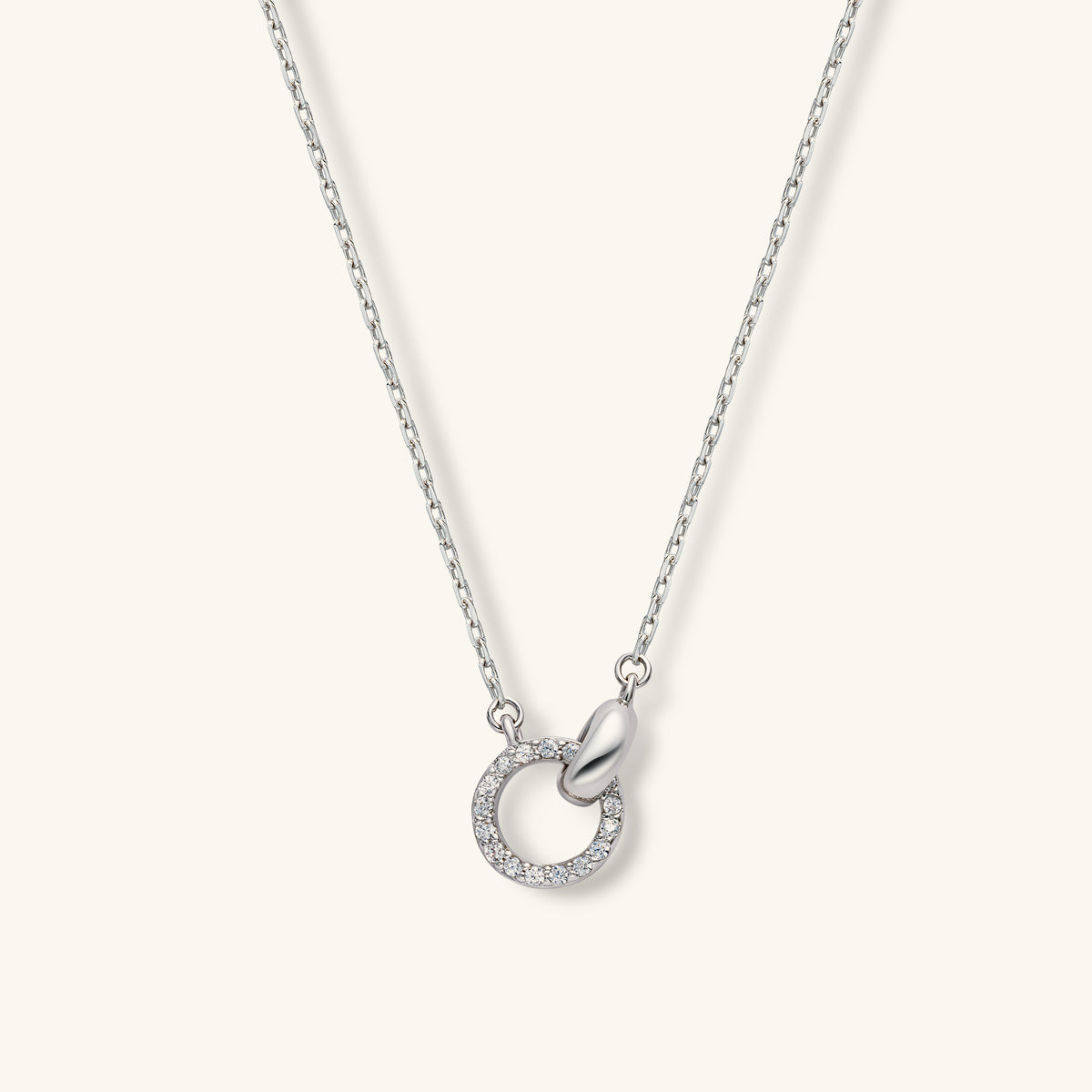 Eternal Link Double Circle Necklace – 18K Gold Vermeil on 925 Silver – Detail and Craftsmanship | ARTTOO STUDIO